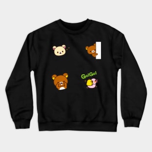 rilakkuma sticker sheet Crewneck Sweatshirt